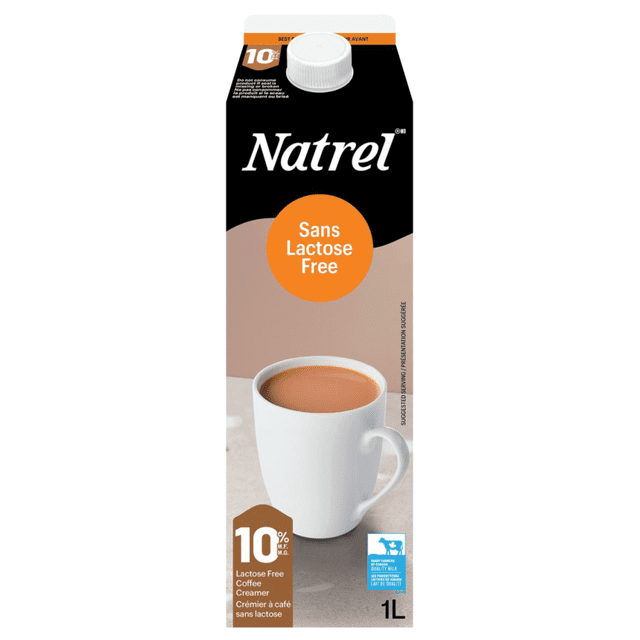 Natrel Lactose Free 10% Coffee Creamer 1L