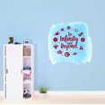 thumbnail image 2 of To Infinity And Beyond Watercolor Space Explorer Moon Planets Wall Art Sticker Designs Vinyl Stickers For Home House Walls Rooms Windows Bedroom Decoration Size (28x28 inch), 2 of 3