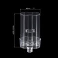 thumbnail image 2 of Unique Bargains Automatic Pigeon Feeder Mini Bird Cage Waterer Hanging Drinker Water Dispenser, Clear 2 Pack, 2 of 5