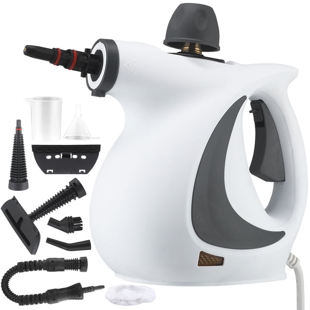 WHEANG Steam Cleaner Pressurized Handheld Multi SurfaceNatural Steam Cleaner 10 In 1 Handheld Steam Cleaner Multi Purpose Steamer For Home Use(Grey)