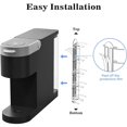 thumbnail image 4 of Coffee Pod Holder, Side Mount Coffee Pod Capsule Organizer & Storage, Space Saving Pod Holder for Small Countertops, 4 of 5