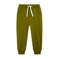 thumbnail image 1 of Girls School Uniform Pants Winter Warm Three Layer Fleece Leggings, 1 of 2