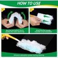 thumbnail image 4 of Duster Refills,Static Dust Removal Brush Disposable Replacement Head Compatible with Swiffer Duster Refills for Electronics, Furniture, Blinds, Ceiling Fans (Blue, 18 PCS), 4 of 8