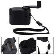 BTOER Manual USB Hand Crank Charger Generator for Mobile Devices Portable Dynamo Power Source for Travel and Outdoor Activities