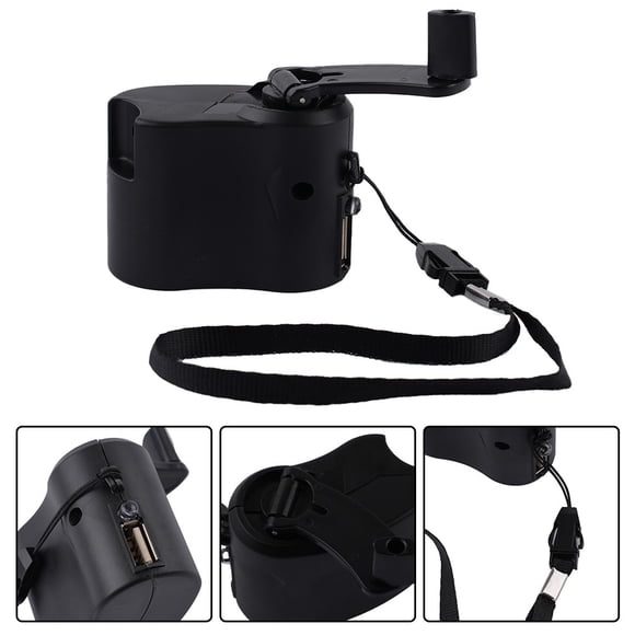1 Piece USB Hand Crank Generator Charger Emergencys Charger Manual Generator Travel Outdoor Emergencys Mobile Charging