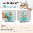thumbnail image 4 of Jinsinto Jouet Interactif Boule de Chat, USB Intérieur Chargeant Jouet pour Animaux de Compagnie avec, 4 of 5