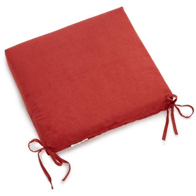 Coussin de Chaise en Microsuède Uni de 20 Po sur 19 Po