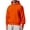 Orange, variant on Innerwin Sweatshirts Drawstring Men's Hoodies Fall Solid Color Thick Hooded Sweatshirt Pink L