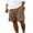 Coffee, variant on Men Casual Striped Beach Shorts with Tethered Bag Pants for Summer
