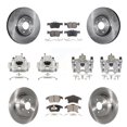 thumbnail image 1 of Transit Auto Front Rear Disc Brake Caliper Rotors and Ceramic Pads Kit (10Pc) for Car Ford Fusion Lincoln MKZ KC8-101083T, 1 of 11
