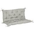 thumbnail image 1 of Outsunny Garden Bench Cushion with Backrest, Non-Slip 2 Seater Soft Pad, 1 of 10