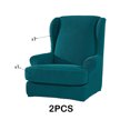 thumbnail image 4 of Becaristey 2piece Stretch Wing Chair Slipcover Extend Lifespan Of Wingback Chair Sofa Protector Fitting Unique blue, 4 of 6