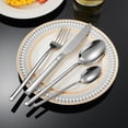 thumbnail image 1 of Suncoda Stainless Steel Cutlery, Stainless Steel Cutlery 24 Piece Set Knife Fork Spoon Hotel Gift Box Cutlery Set, 1 of 6
