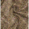 thumbnail image 1 of Soimoi Orange polyester Crepe Fabric Leopard Animal Skin Print Sewing Fabric Yard 52 Inch Wide, 1 of 6