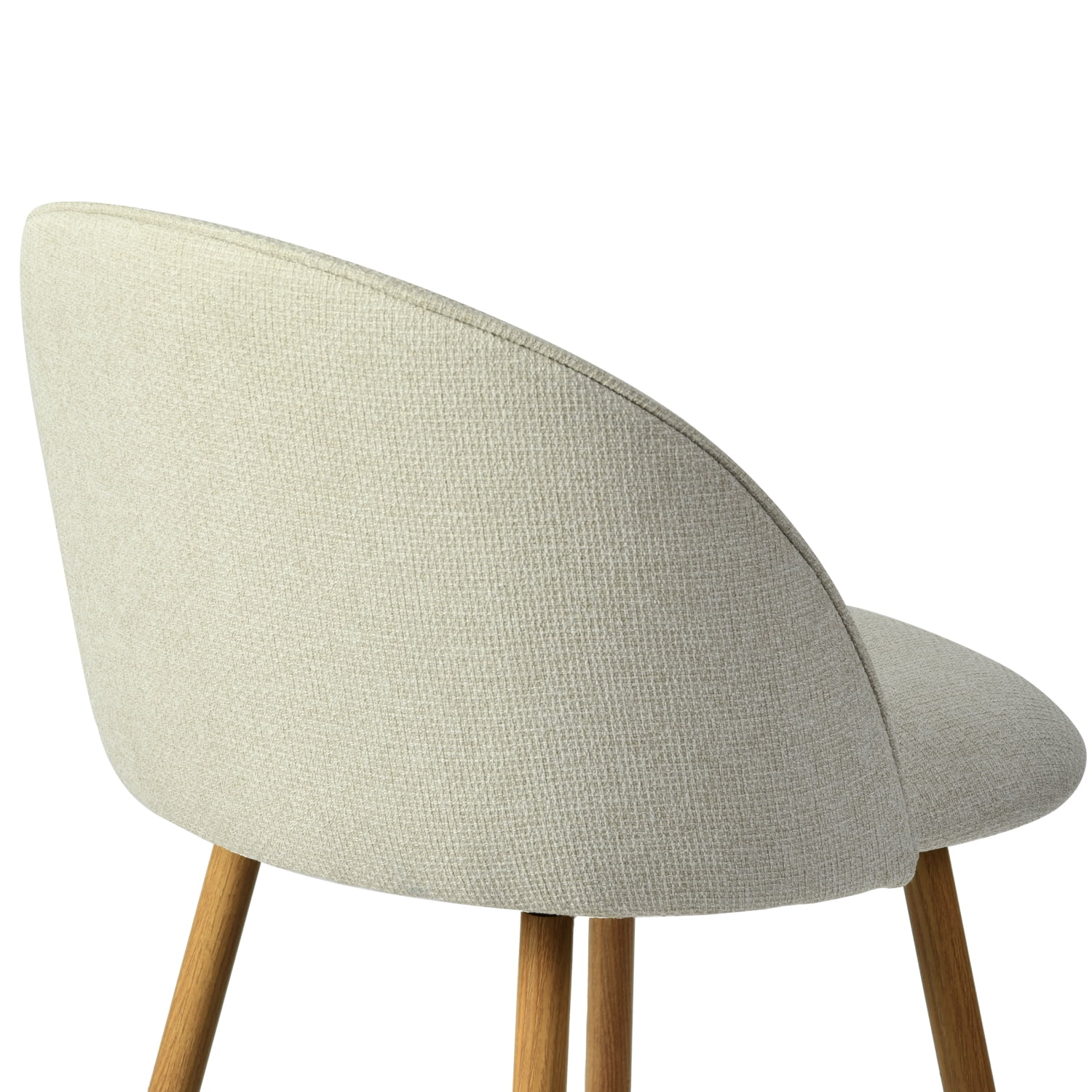 Homy Casa ensemble de 2 tabourets de comptoir pivotants, rembourrés pour îlot de cuisine et bar, beige