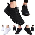 thumbnail image 3 of CAICJ98 Espadrilles pour Femmes Chaussures de Course pour Femmes Espadrilles Respirantes à Coussin d'Air, Noir, 3 of 4