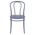 thumbnail image 4 of Siesta Exclusive ISP252-DGR Chaise d'Extérieur en Résine Victor, Gris Foncé, 4 of 7