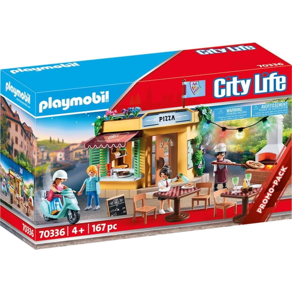 playmobil pizzeria, colourful, 46 x 28.4 x 15 cm