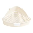 thumbnail image 1 of Pet Toilet Rabbit Litter Pan Save Space Bunny Bedpan Small Animal Potty Trainer Detachable for Chinchillas Small Animals , White, 1 of 8