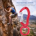 thumbnail image 4 of Carabiner, Multifunctional Carabiner, Climbing Lock Carabiner 400KG for Camping, 4 of 7