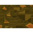 thumbnail image 1 of Ahgly Company Machine Washable Indoor Rectangle Transitional Dark Bronze Brown Area Rugs, 2' x 4', 1 of 7