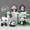 thumbnail image 1 of Cute Panda Building Blocks, DIY Educational Toys, Christmas/Halloween/Thanksgiving Day Gift, 1 of 5