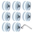 thumbnail image 2 of Labymos 8pcs Skateboard Wheels LED Light Up Replacement Wheels Longboard Wheel Set 78A PU Cushion Wheel for Long Board Double Row Skating and Skateboard Accessories, 2 of 6