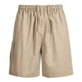 thumbnail image 2 of hoksml Shorts Cargo Extensibles pour Hommes Couleur Unie Extérieur Décontracté Intérieur à Cordon Classique Shorts Cargo de Randonnée avec Multiples Poches Liquidation Été 2025, 2 of 8