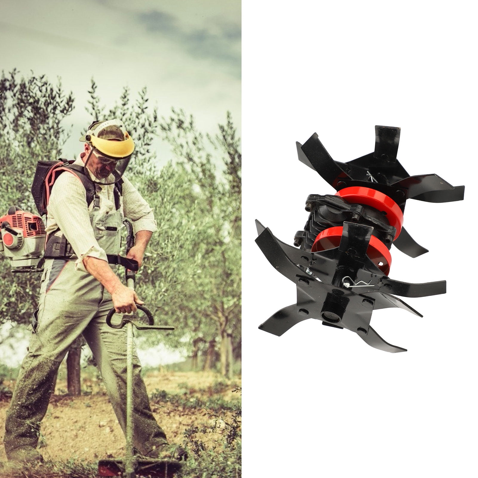 Grass Cutter Loosening Wheel, Mower Loosening Wheel 26mm 9 Teeth Highly Efficient Universal  for Weeding
