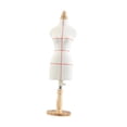thumbnail image 4 of Mini Robe Moulante Ajustable Femme Petite Robe Exposant le Torse Tailleur 46 cm avec Ligne, 4 of 8