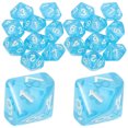 thumbnail image 1 of 20 Pcs dés en Acrylique dés de Jeu de Rôle à 10 Faces dés Fantaisie dés Polyédriques, 1 of 9