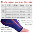 thumbnail image 3 of Bangcool Ankle Brace Breathable Knitting Ankle Sleeve Compression Support Sleeve, 3 of 8
