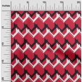 thumbnail image 1 of oneOone Georgette Viscose Fabric Chevron Geometric Printed Craft Fabric BTY 42 Inch Wide, 1 of 4