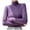 #02 Purple, variant on yoeyez Cashmere Sweaters for Women Wool Knitted Turtleneck Long Sleeve Sweater Slim Fit Thermal Base Layer Shirt Fall Winter Pullover Jumper Tops Purple XXL
