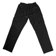 thumbnail image 4 of hoksml Mens Cargo Pants Relaxed Fit Casual Solid Color Elastic Waist Drawstring Multi Pockets Full Length Pants Sweatpants Jogger Work Trousers Summer Clearance, 4 of 8