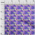 thumbnail image 2 of oneOone Cotton Silk Purple Fabric Abstract Craft Projects Decor Fabric Printed By The Yard 42 Inch Wide, 2 of 4