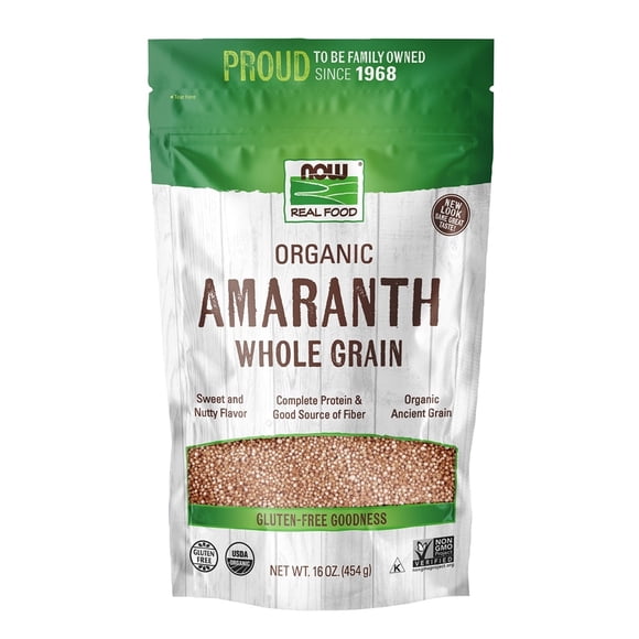 NOW Foods - Living Now Gluten-Free Organic Amaranth - 1 lb.