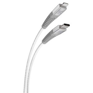 Scosche HDCi4B8WT-SP Stikeline de service lourd USB-C Câble de charge de la livraison d'électricité de la foudre