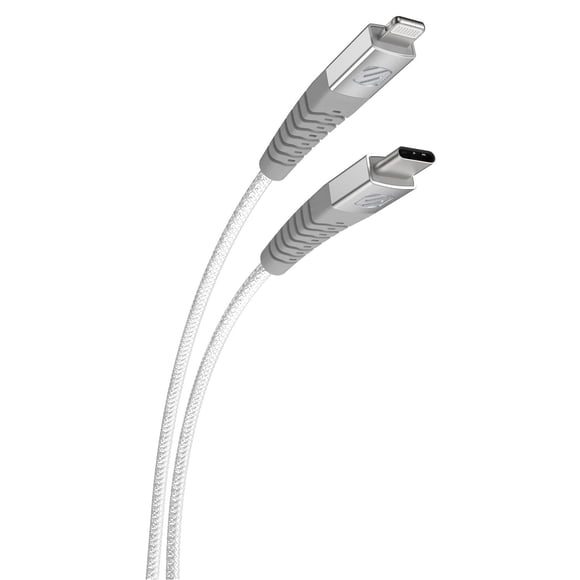 Câble de recharge de service rigoureux HDCi4B8WT-SP Scosche Stikeline Power Delivery USB-C à Lightning