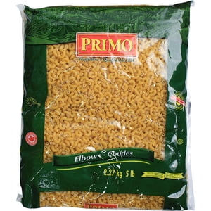 Unico/Primo - Pasta - Elbows - 1ct - 5lb - Premium Durum Semolina Macaroni for Versatile Family Meals and Catering (1ct)