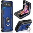 thumbnail image 1 of [PST] Samsung Galaxy Z Flip 6 5G Ring Case, Anti-Drop Hybrid Magnetic Hard Kickstand Case Cover with Ring Stand, 1 of 5