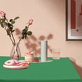 thumbnail image 4 of HHBEAUTY Rectangle Vinyl Tablecloth, Waterproof Spillproof Plastic Backed Table Cloth, Wipe Clean Table Cover for Dining, Buffet Parties and Camping (54" x 72"), 4 of 7