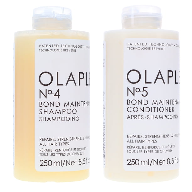 Olaplex No.4 Bond Maintenance Shampoo 8.5 oz & No.5 Conditioner