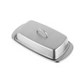 thumbnail image 1 of Jiallo Plat à Beurre Recouvert en Acier Inoxydable, Argent, Rectangulaire, 8 oz, 1 of 2