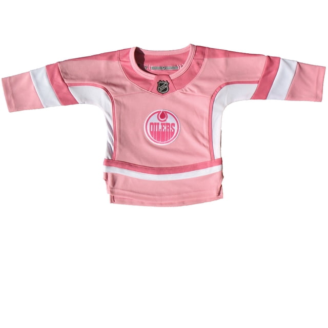 Outerstuff Toddler Girls Edmonton Oilers Pink Fashion Jersey