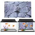 thumbnail image 3 of Rock Stone Background Decorative Sticker Wall Picture Landscape Painting for Aquarium Fish Tank76 x 46cm, 3 of 10