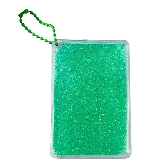 Small Card Brick Small Card Brick Own Chain Thickened Creative Reinforced Novelty DIY Multicolor Optional Quicksand Design Goo Card Brick Stationery Accessories
