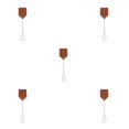 thumbnail image 1 of Transemion 1/2/3/5 Effective And Portable Fly Swatter For Outdoor Activities Iron Wire Is Sturdy And Durable brown 5PCS, 1 of 6