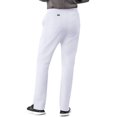 thumbnail image 2 of Adar Addition Scrubs for Men - Slim Leg Cargo Drawstring Scrub Pants - A6106 - White - 2X, 2 of 8