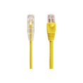 thumbnail image 2 of Black Box Slim-Net - Patch cable - RJ-45 (M) to RJ-45 (M) - 5 ft - UTP - CAT 6 - booted, molded, stranded - yellow, 2 of 4